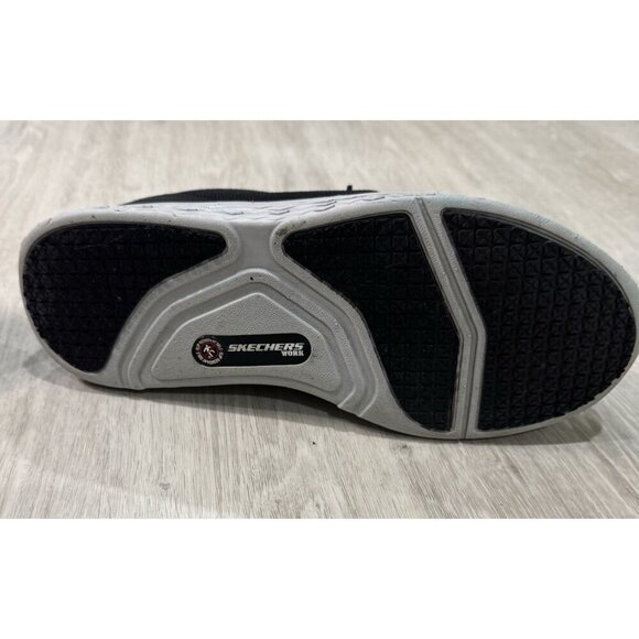 Skechers Work Safety Steel Toe Men Shoes CSA Approved Black Red Size 8 - Picture 9 of 11